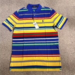 Polo by Ralph Lauren Men's Multicolor Striped Polo Shirt
